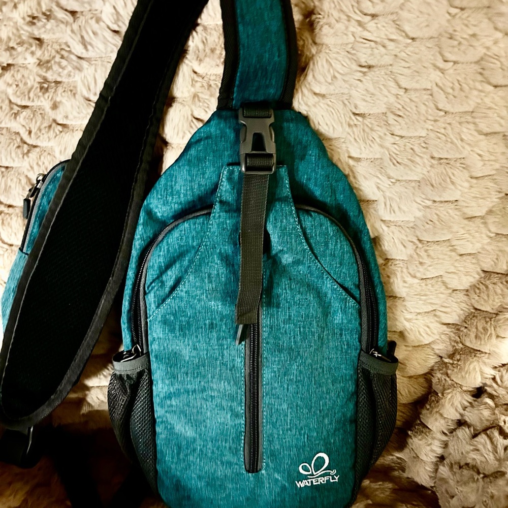 Teal Sling Bag - Waterproof travel bag